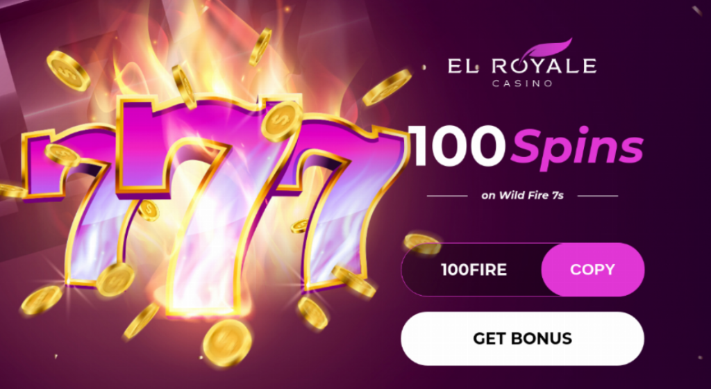 100 giros gratis en El Royale Casino 3